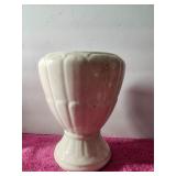 Vintage Haeger Pottery White Palm Leaf Design