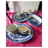 10 Piece, 1 Japan Platter, 2 Saucers