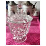 Fostoria American Clear Crystal Marmalade Jar