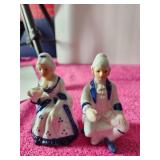 Vintage Porcelain Couple Drinking Tea