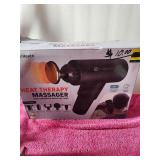 New In Box Heat Therapy Massager Box Dented