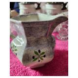 Hand Made Stoneware Pitcher Vintage