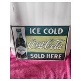 1993 Enjoy Coca Cola Metal Sign