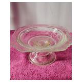 Vintage Indiana Glass Vaseline Color Bowl