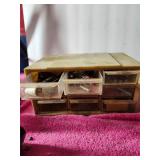 Six Drawer Storage Unit And Contents