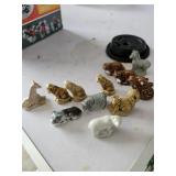 12 Miniture Ceramic Animals