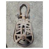 Antique Pulley Vintage On The Net For $60.00