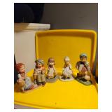 4 Piece School Figurines