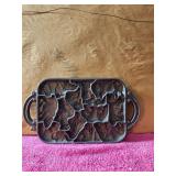 Cast Iron Animals In A Cast Iron Griddle