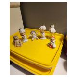 Six Piece Birthday Ceramic Dolls & More