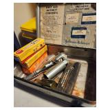 Small Metal Box Of Tools Swivel Head