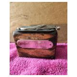 Antique Metal Bank With Key