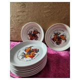 Vintage RWL London Ceramic Dishes Or Coasters