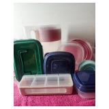 Food Container Lot Come Frome Storage Building