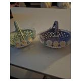 Vintage Pair of twin Levante baskets