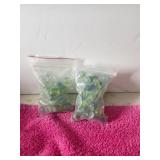 2 Bags Vintage marbles