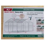 20’L x 10’W x 8’H Chicken Coop - Assembly Required