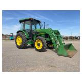 John Deere 5520 Tractor - 541 Loader w/ 6’ Bucket - 907hrs - SN LV5520P456288