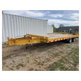 1999 Custom Built 24’ (20’+4’) TA Equipment Trailer - 5’ Ramps - GVWR unknown