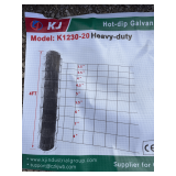 (1) Roll of Galvanized Field Fence - 4’H x 100’L 14ga