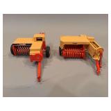 Pair of Case Square Balers - 11”x8”