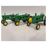3 John Deere, 2 Model 60 and 1 Model B - 8”x6”