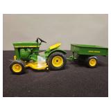 John Deere 110 Riding Mower with John Deere Yard Cart ERTL - 8'L