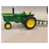 John Deere 4010 Diecast with 4 Bottom Plow - NF - 15”x4”