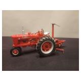McCormick Farmall M Diecast Tractor with Sickel Bar Mower - 13'L x 6'H