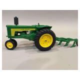 John Deere Diecast Tractor - NF - 4 Bottom Plow 14”x4”