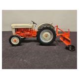 Ford Diecast Tractor with Grader Blade ERTL - 10'L x 3'H