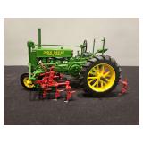 John Deere General Purpose Model A with Cultivators ERTL - 9'L x 5'H