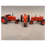 3 Case Diecast Tractors - NF- 9”x6”