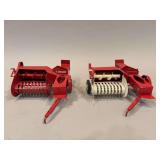Pair of International Harvester Square Balers - 11”x7”