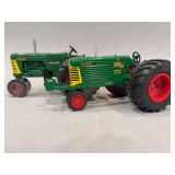Pair of Oliver Diecast Tractors -NF- Super 77 and Row Crop 88 - 10”x6”