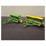 2 John Deere Grain Drills - 7'L x 3'H