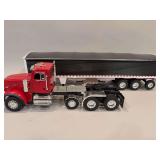 Peterbuilt Triaxel with Hopper Bottom Trailer - Ertl - 44”x8” - Plastic