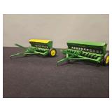 3 John Deere Grain Drills - 7'L x 3'H