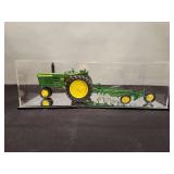 John Deere 4320 Diesel with John Deere 5 Bottom Plow in Plastic Display Case - 20'L x 8'W x 6'H