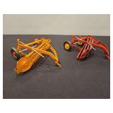 2 Minneapolis Moline Hay Rakes - 8'L x 3'H