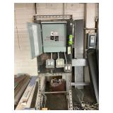 Temporary breaker panel and shelf