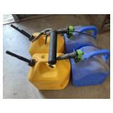 GAS CANS, GREASE GUN