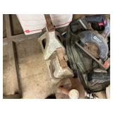MISC LOT , JACKS, SAWS,  ETC