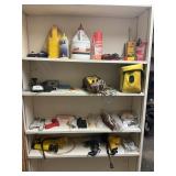 Misc. Shelf, heat gun, cable meter, see pic