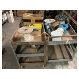 Assorted lot, Pulling Tape, Romex and Carts