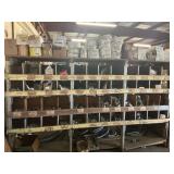 Assorted unistrut and pipe hanger hardware