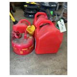 GAS CANS, GREASE GUN