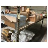 RACK AND CONTENS, ASSORTED LIGHTS, BALAST, ETC