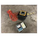 Hipot tester and fluke power logger