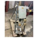 Temporary breaker panel on wheels